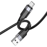 Кабель BOROFONE BU35 USB - Type-C 2A 1m black), мініатюра зображення № 1