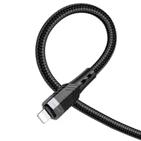 Кабель BOROFONE BU35 USB - lightning 2A 1,2m black), мініатюра зображення № 1