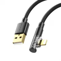 Кабель BOROFONE BU39 USB AM - lightning 3A 1.2m black), мініатюра зображення № 1