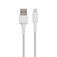 Кабель BOROFONE BX16 USB - lightning 2.4A 1m білий), мініатюра зображення № 1