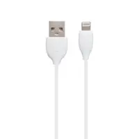 Кабель BOROFONE BX19 Benefit USB AM - lightning 2,4A 1m білий), мініатюра зображення № 1