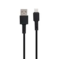 Кабель BOROFONE BX31 USB AM - lightning Soft silicone 2.4A 1m black), мініатюра зображення № 1