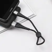 Кабель BOROFONE BX32 USB - Type-C 2.4A 0.25m black), мініатюра зображення № 1