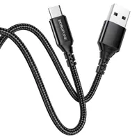 Кабель BOROFONE BX54 USB AM - Micro 2.4A 1m black), мініатюра зображення № 2