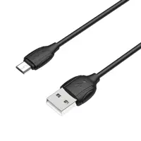 Кабель BOROFONE USB AM>Micro BX19 Benefit 2.4A 1m black