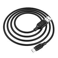 Кабель BOROFONE USB AM>Micro BX42 silicone 2.4A/1m black