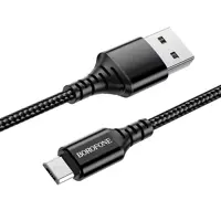 Кабель BOROFONE USB AM>Micro BX54 2.4A/1m black