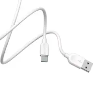 Кабель BOROFONE BX14 LinkJet USB AM - Type-C 2.4A 1m білий), мініатюра зображення № 1