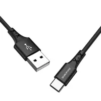 Кабель BOROFONE USB AM>Type-C BX20 Enjoy 2A 1m black