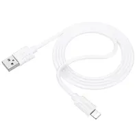 Кабель BOROFONE USB AM>iPhone BX52 Airy silicone2,4A 1m білий