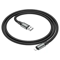 Кабель BOROFONE USB AM>iPhone BX82 2.4A/1m black), мініатюра зображення № 2