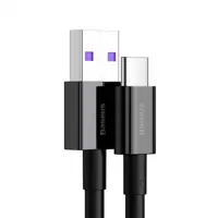 Кабель Baseus USB AM>Type-C Data Cable 66W 1m CATYS-01 Black), мініатюра зображення № 1