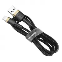 Кабель Baseus USB AM>iPhone Cafule CALKLF-GG1 2,4A/1m.Black-grey