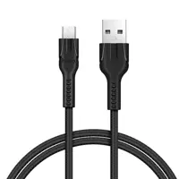 Кабель HOCO U31 Benay USB - Micro 1m Black), мініатюра зображення № 1