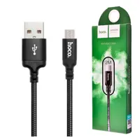 Кабель HOCO USB AM>Micro X14 Times 1м black