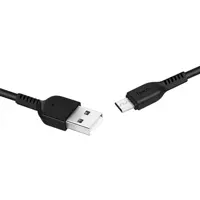 Кабель HOCO USB AM>Micro X20 1м black