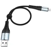 Кабель HOCO X38 USB - Micro 0,25m Black), мініатюра зображення № 1