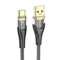 Кабель HOCO USB AM>Type-C U121 1м чорний