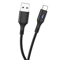 Кабель HOCO USB AM>Type-C U79 /2,4A/1,2m. Black