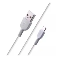 Кабель HOCO X20 USB  - Type-C 2A 1m White), мініатюра зображення № 1