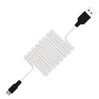 Кабель HOCO USB AM>Type-C X21 Silicone 2,4A 1m Black&White