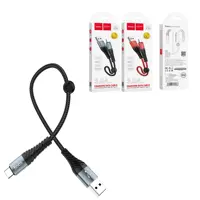 Кабель HOCO USB AM>Type-C X38 Charging Data 1m Black), мініатюра зображення № 2