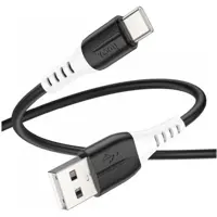 Кабель HOCO USB AM>Type-C X82 silicone data cable 3A/1m. Чорний