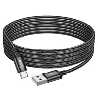 Кабель HOCO USB AM>Type-C X91 data cable 3A/3m. Чорний