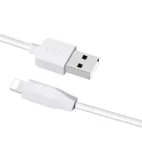 Кабель HOCO USB AM>iPhone X1 Rapid 1м white