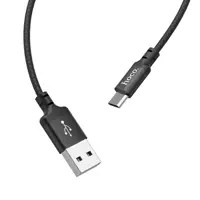 Кабель HOCO X14 Times USB - Micro 1м black), мініатюра зображення № 1