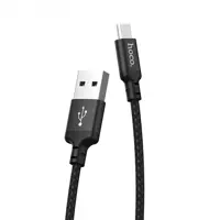 Кабель HOCO X14 Times USB - Micro 1м black), мініатюра зображення № 1