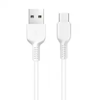 Кабель HOCO X20 USB  - Type-C 2A 1m White), мініатюра зображення № 1