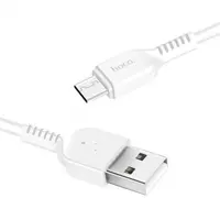 Кабель HOCO X20 USB  - Type-C 2A 1m White), мініатюра зображення № 1