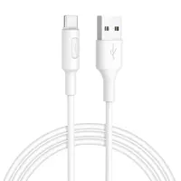 Кабель HOCO X25 USB - Type-C 2A 1м White), мініатюра зображення № 1