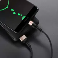 Кабель HOCO X26 USB - Type-C 1м Black/Gold), мініатюра зображення № 1