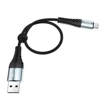 Кабель HOCO X38 USB - Type-C 0,25m Black), мініатюра зображення № 1