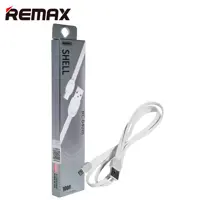 Кабель Remax RC-040m Shell USB - Micro 1м white), мініатюра зображення № 1