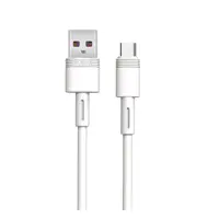 Кабель XO NB-Q166 USB AM - Type-C 5A 1m білий), мініатюра зображення № 3