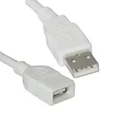 Кабель удлинитель ATCOM USB AM/AF 0.8m white 3788