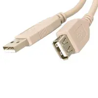 Кабель удлинитель ATCOM USB AM/AF ferrite 5.0m white 4717