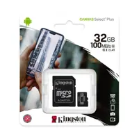 Карта пам'яті KINGSTON microSD 32GB Class 10 100R з адаптером), мініатюра зображення № 1