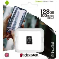 Картка пам'яті KINGSTON microSD 128 GB UHS Class 10 100R без адаптера), мініатюра зображення № 1