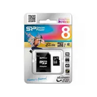 Картка пам'яті SILICON POWER Elite microSDHC 16GB Class 10 + adapter), мініатюра зображення № 1