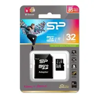 Картка пам'яті SILICON POWER Elite microSDHC 32 GB Class 10 + adapter), мініатюра зображення № 1