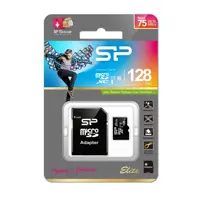 Картка пам'яті SILICON POWER U3 A1 V30 microSDHC 128 GB 100R/80W+ адаптер