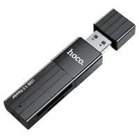 Картрідер HOCO HB20 Mindful 2-в-1 USB2.0 Black), мініатюра зображення № 1