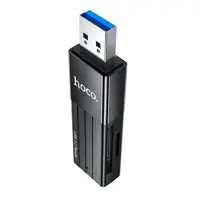 Картрідер HOCO HB20 Mindful 2-в-1 USB3.0 Black), мініатюра зображення № 1