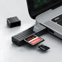 Картрідер HOCO HB20 Mindful USB2.0 Black підтримка TF/SD карт), мініатюра зображення № 1