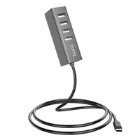 Хаб HOCO HB1 Type-C 4xUSB2.0 Black), мініатюра зображення № 2