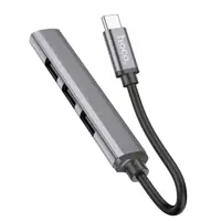 Хаб Type-C Hoco HB26 4в1Type-C >4USB (1USB3.0+3USB2.0)